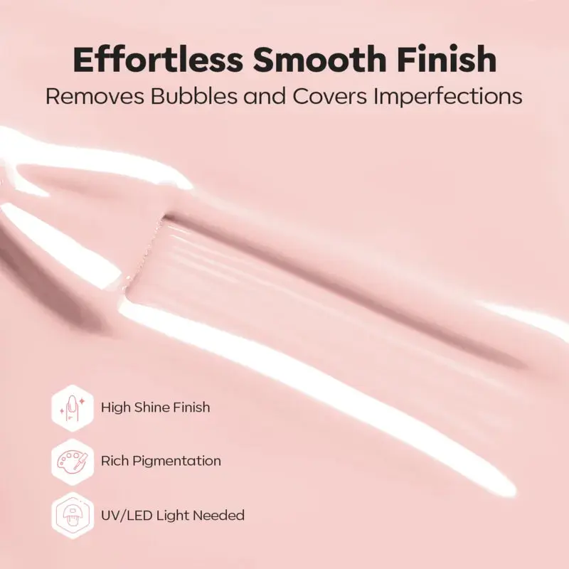 8-in-1 Builder Nail Gel Barely Pink - Image 4