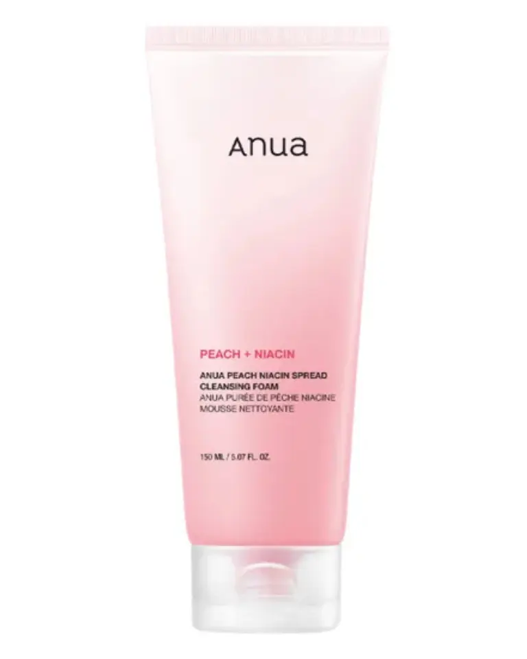 Peach Niacin Spread Cleansing Foam