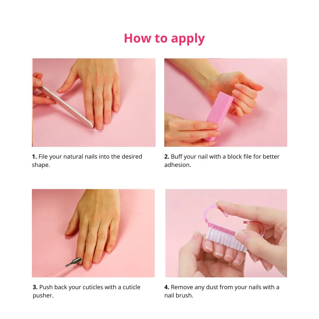24 pcs Press On Nails Glazed Donut - Image 6