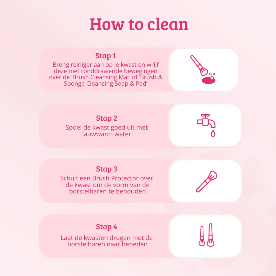 Pink & Rose Gold Angled Blending Brush - Image 6