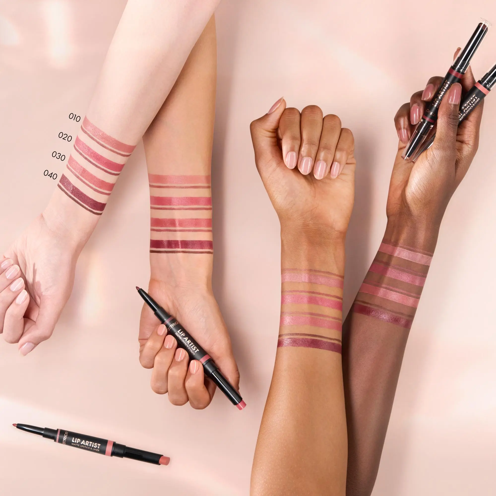 Lip Artist Matte Lipstick & Liner 020 Never Apart - Image 5