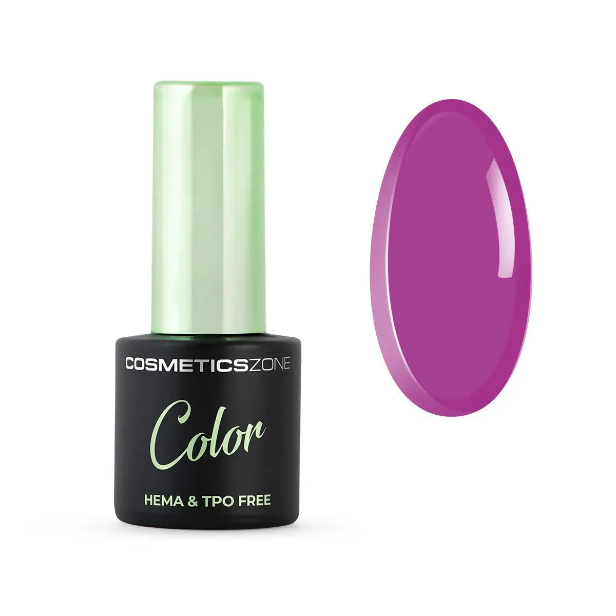 Hypoallergenic Hybrid UV/LED Gel Polish Magenta Muse 166
