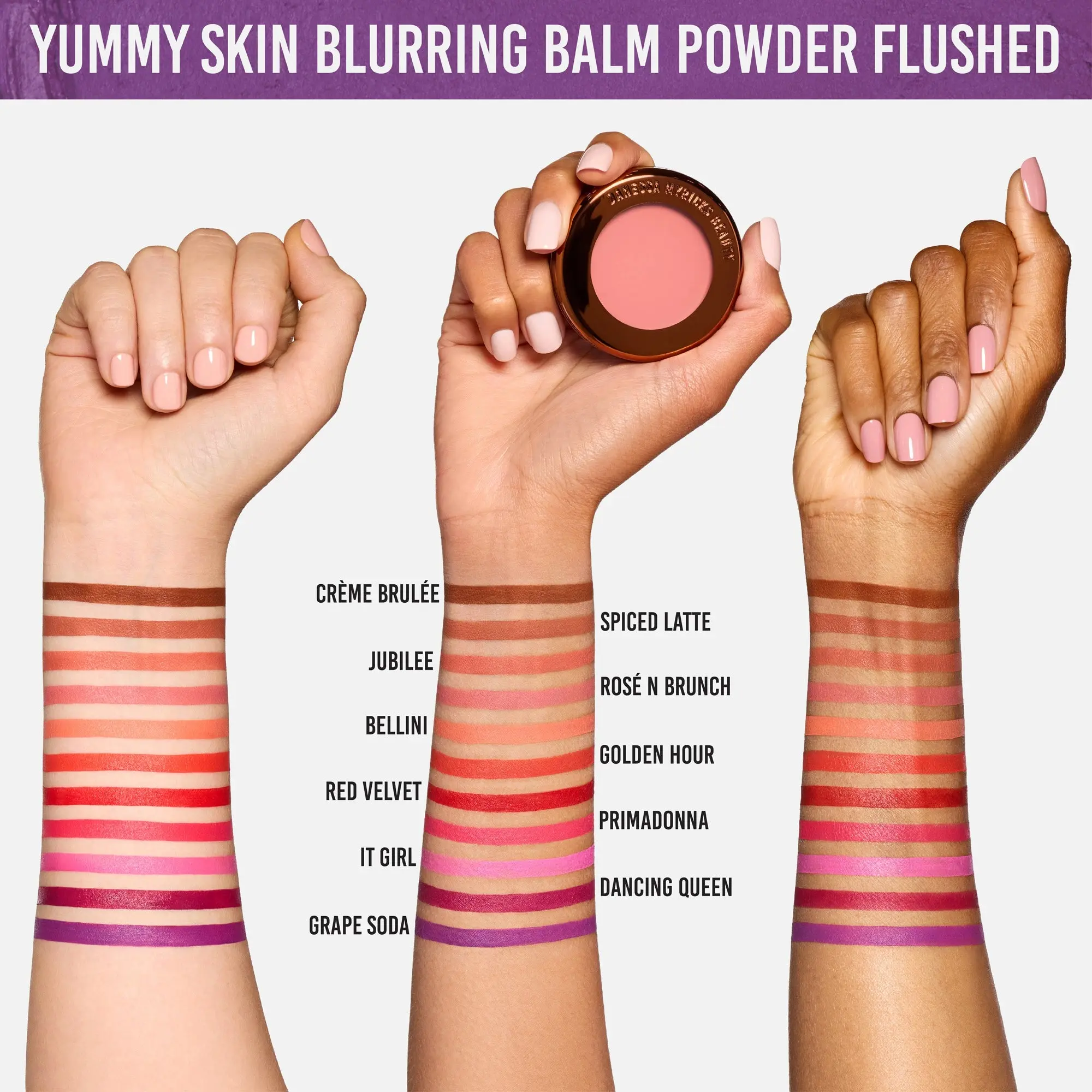 Yummy Skin Blurring Balm Powder Flushed Rose N Brunch - Image 2