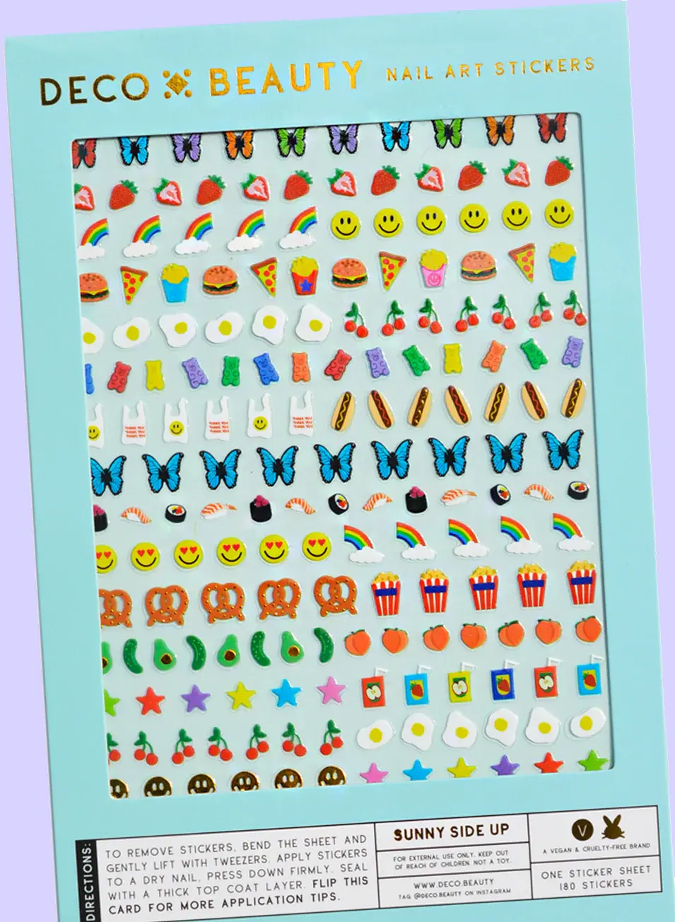 Nail Art Stickers Sunny Side Up - Image 4