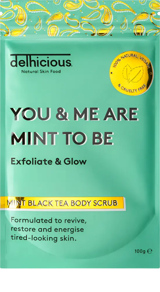 Mint Black Tea Body Scrub