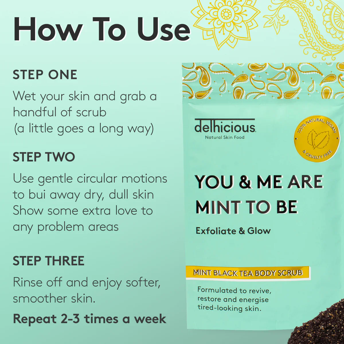 Mint Black Tea Body Scrub - Image 5