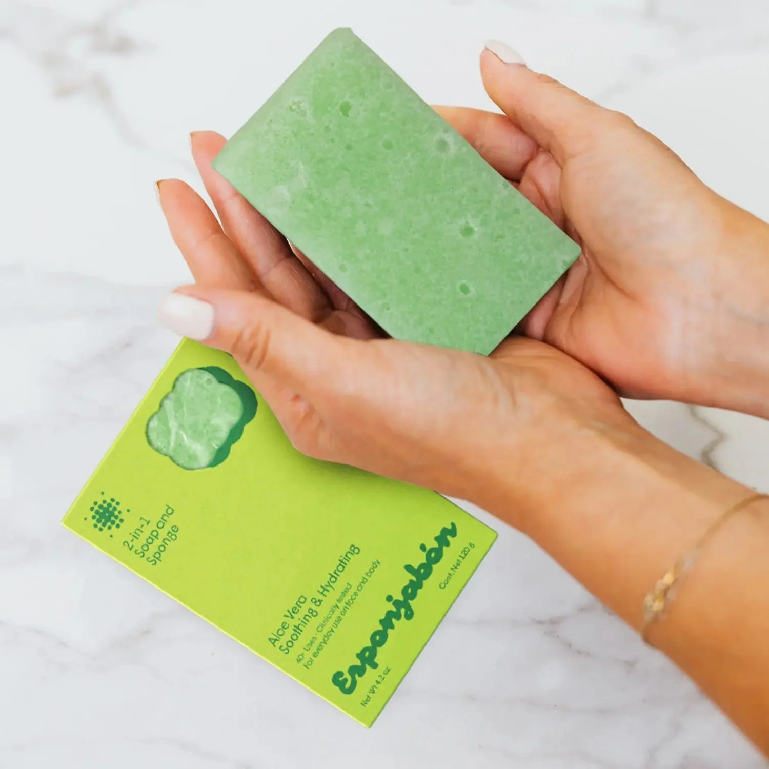 Aloe Vera 2-in-1 Soap And Sponge - Image 9