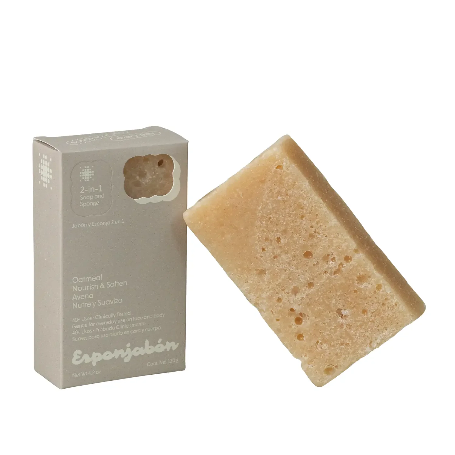 Oatmeal 2-in-1 Soap And Sponge