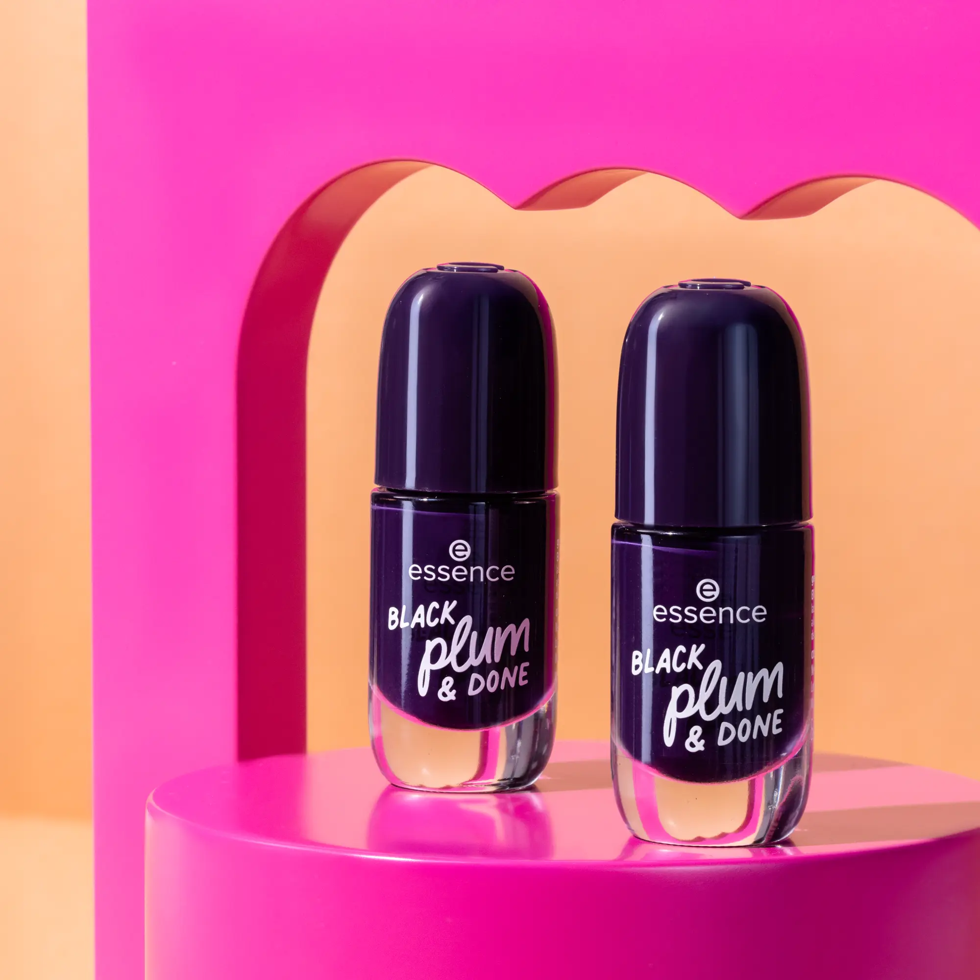 Gel Nail Colour 84 Black Plum & Done - Image 6