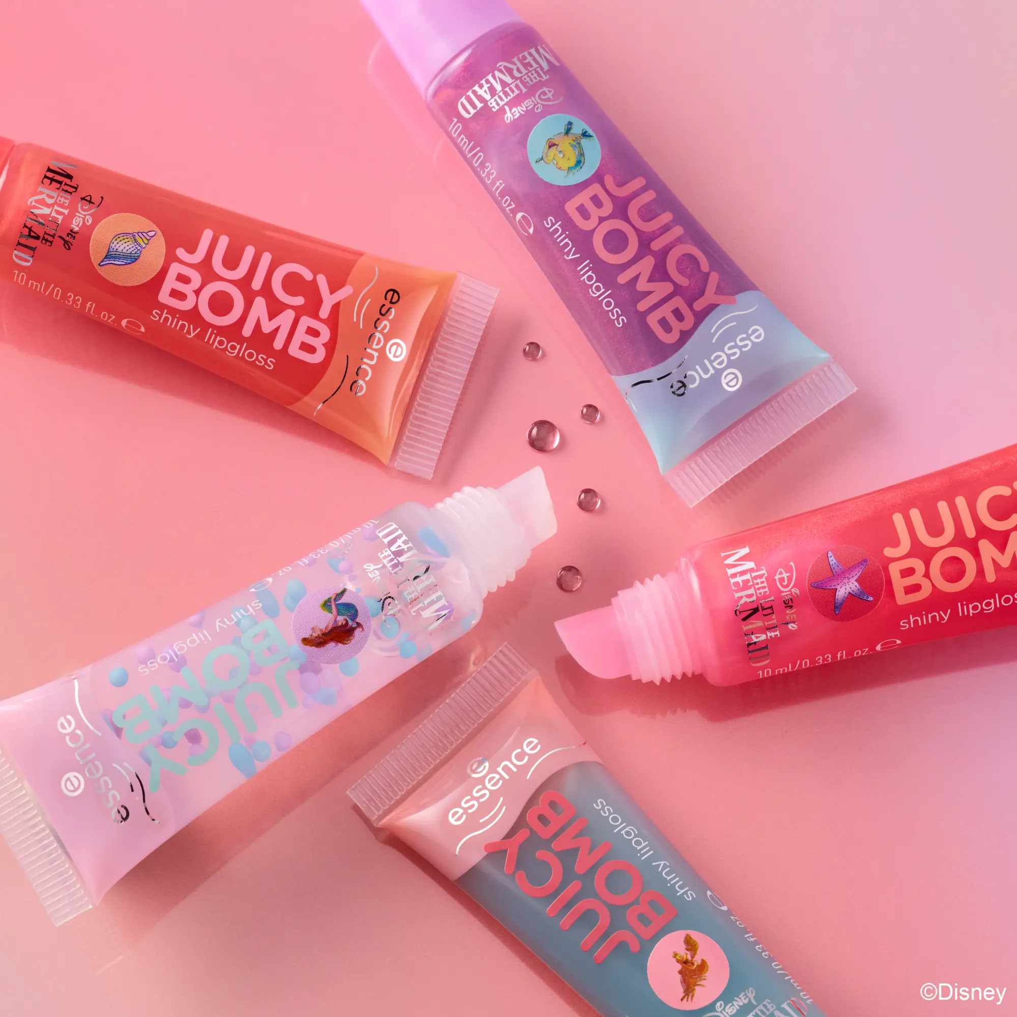X Disney The Little Mermaid Juice Bomb Shiny Lipgloss Crew - Image 5
