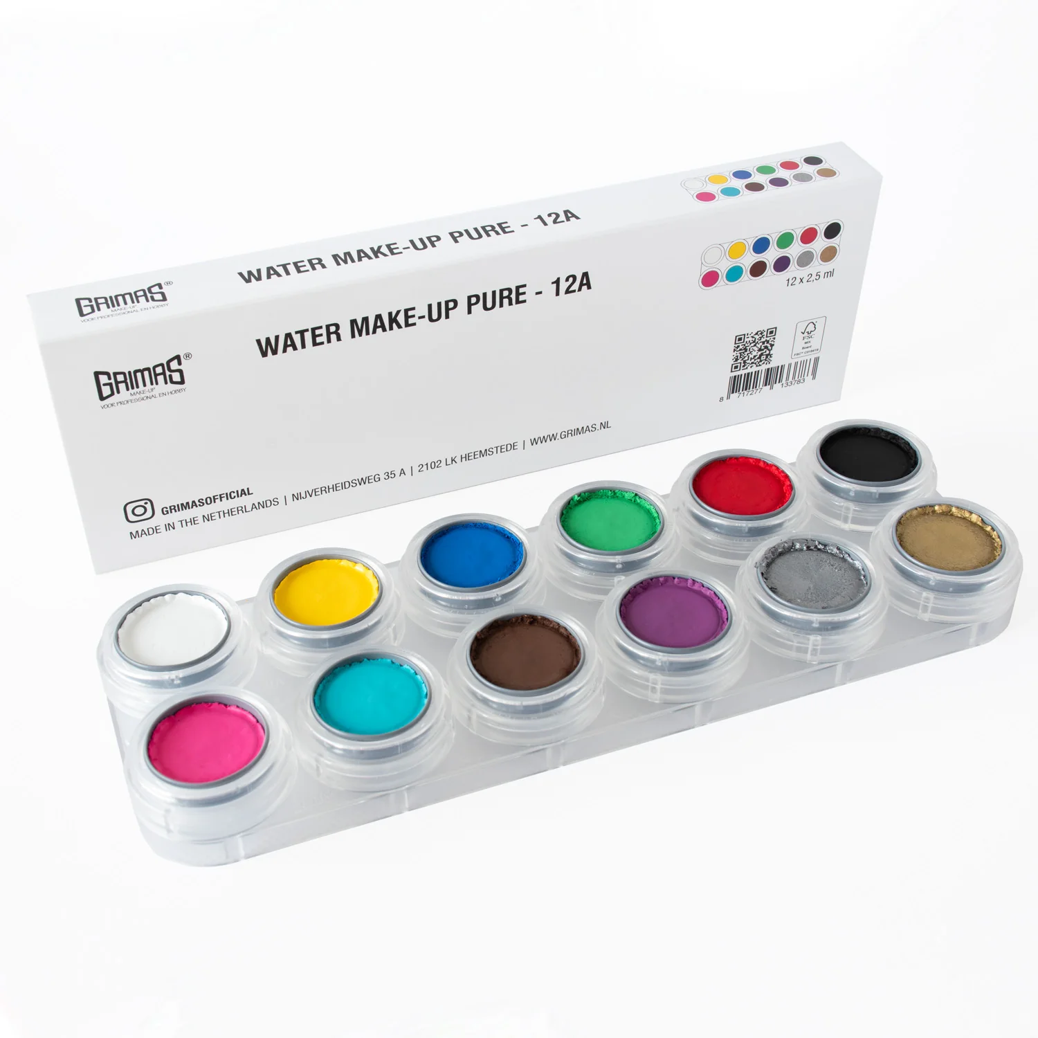 Water Make-up Palette 12A