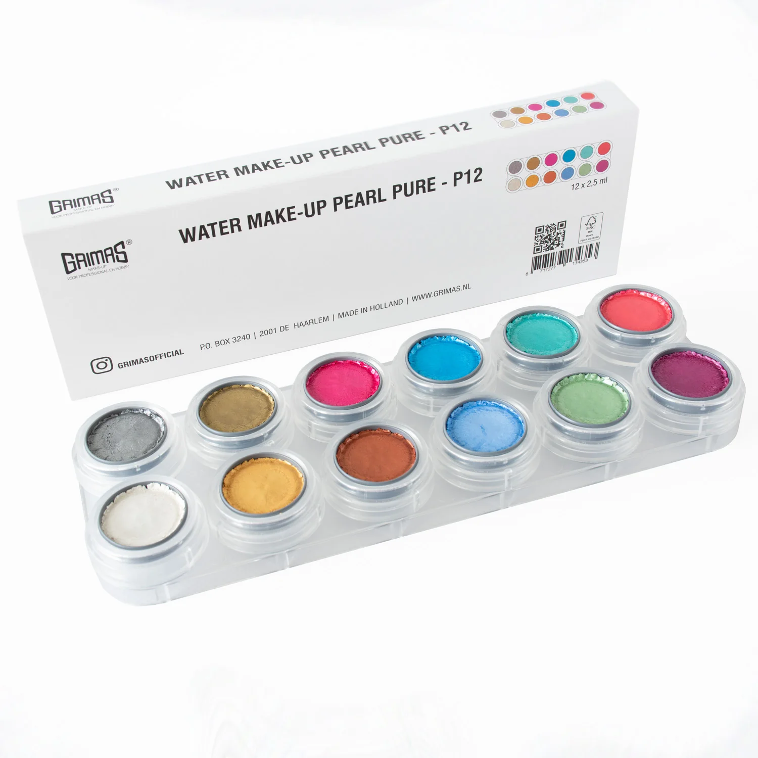 Water Make-up Pearl Pure Palette P12