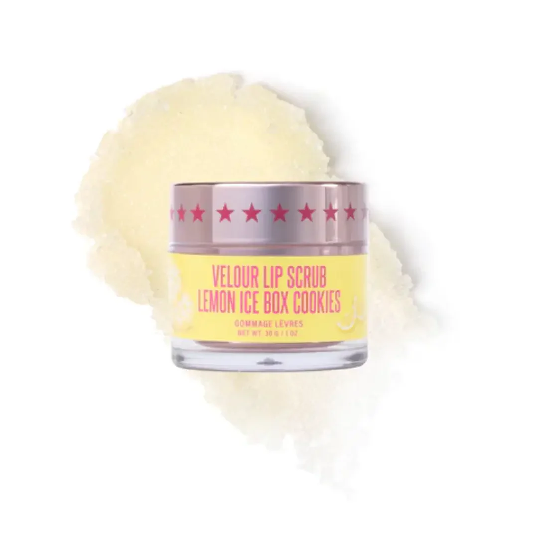 Velour Lip Scrub Lemon Icebox Cookie