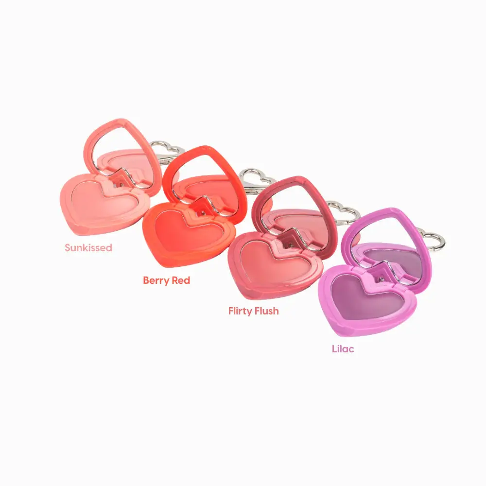 Stay Blushin! Lip and Cheek Cream Blush Keychain Sunkissed - Image 2