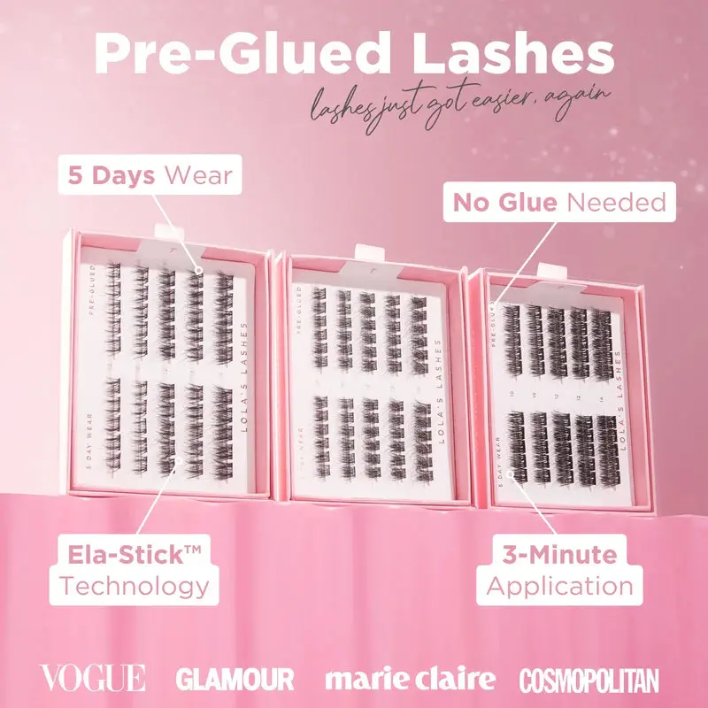 Petite Natural Pre Mapped Pre Glued Lashes - Image 3
