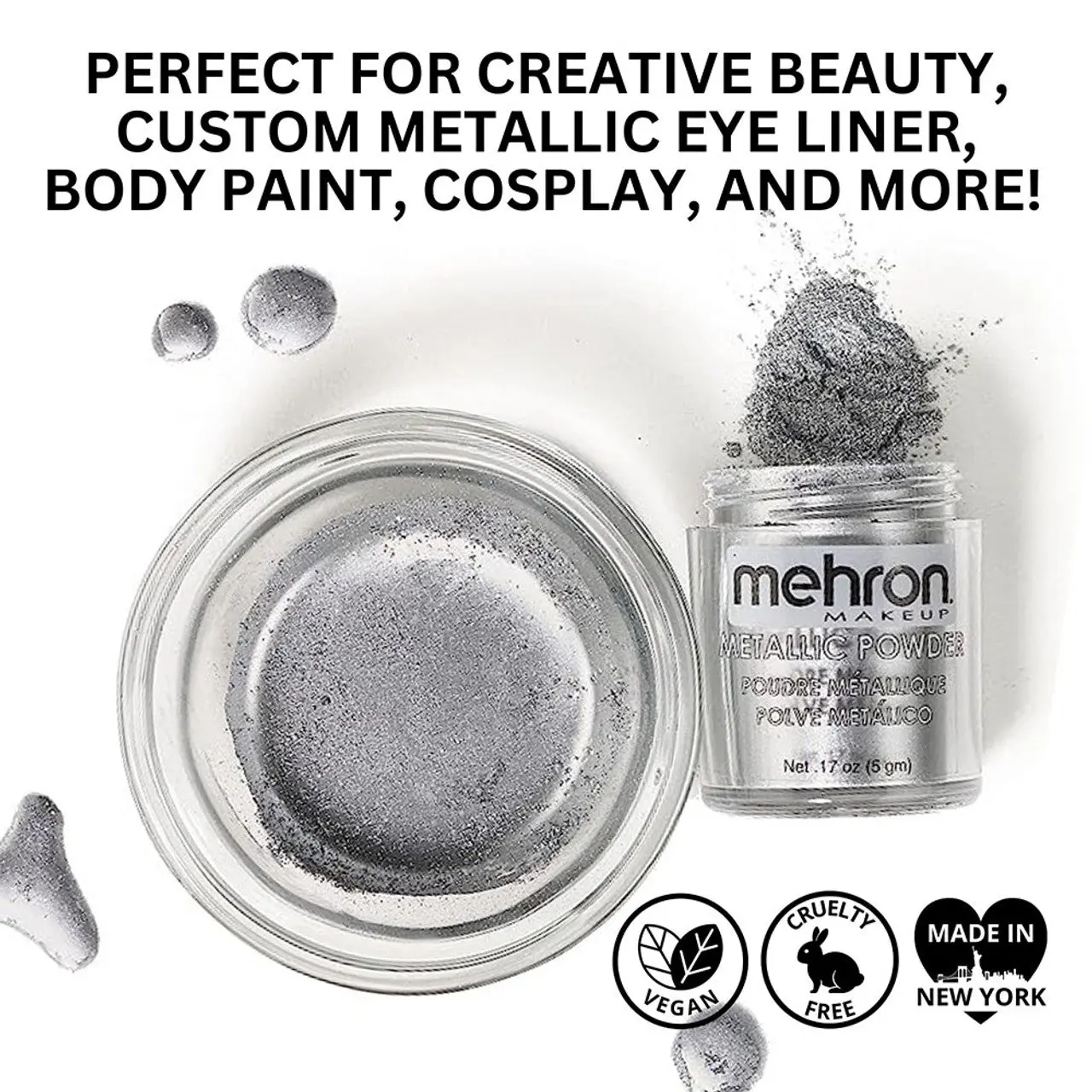 Metallic Powder Silver with Mixing Liquid - Image 3