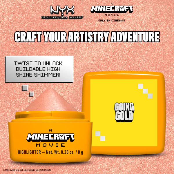 A Minecraft Movie Rare Highlight Balm Going Gold - Image 3