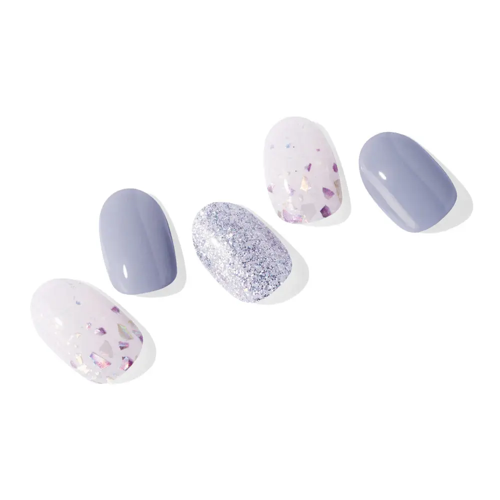 Semi Cured Gel Nail Strips N Afterglow