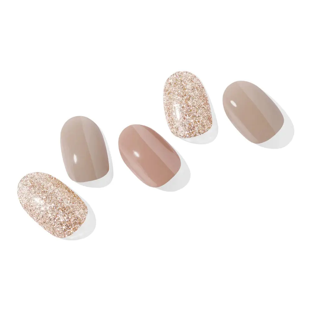 Semi Cured Gel Nail Strips N Carmel