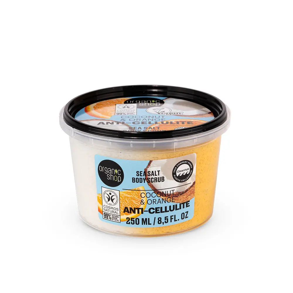 Anti-Cellulite Sea Salt Body Scrub Coconut & Orange