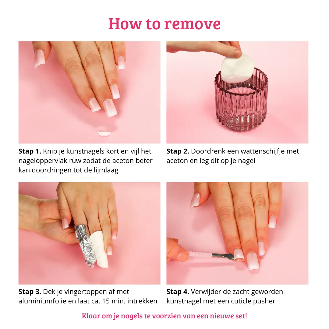 Press On French Nails Black Marble - Image 8