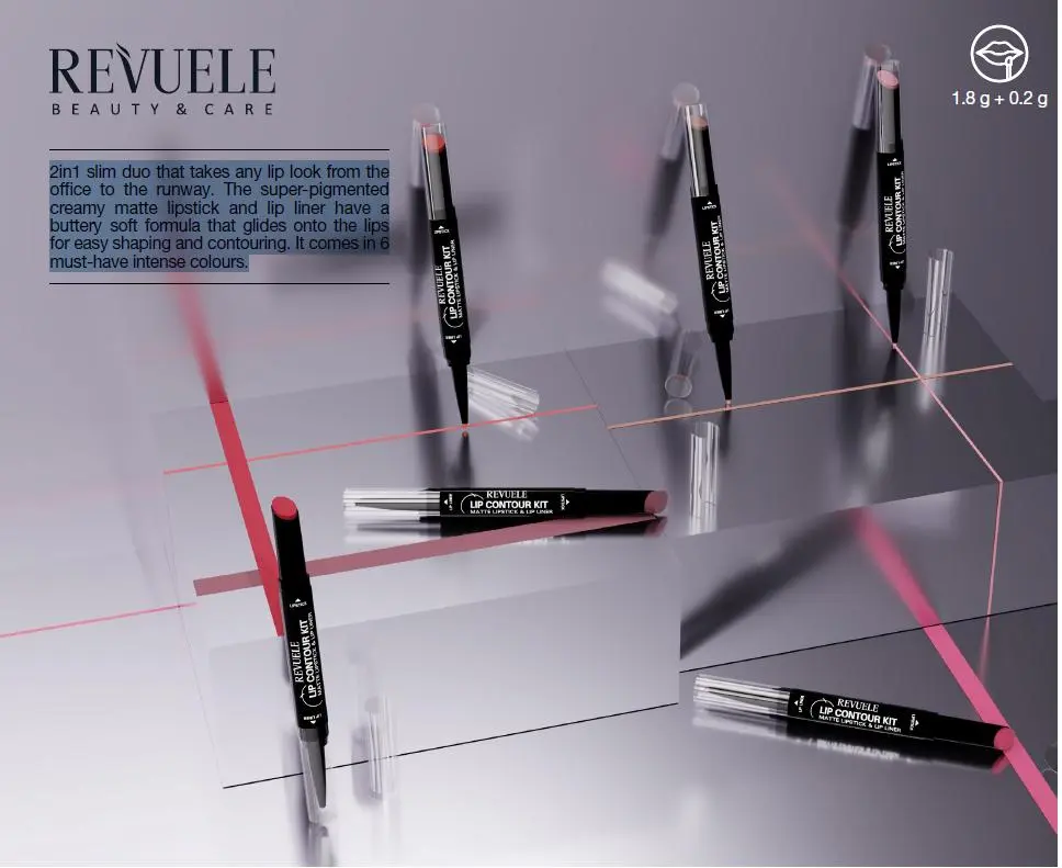 Matte Lipstick & Lip Liner 06 Nude - Image 2