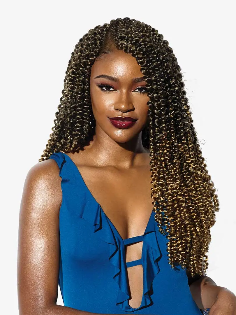 Sensationnel Pre-Stretched 18" Braiding Hair 1B/30 - Image 5