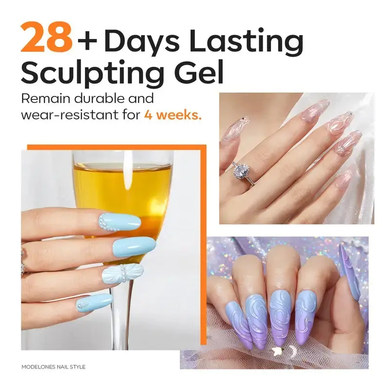 Sculpting 3D Nail Gel & Dual-ended Brush - Image 7