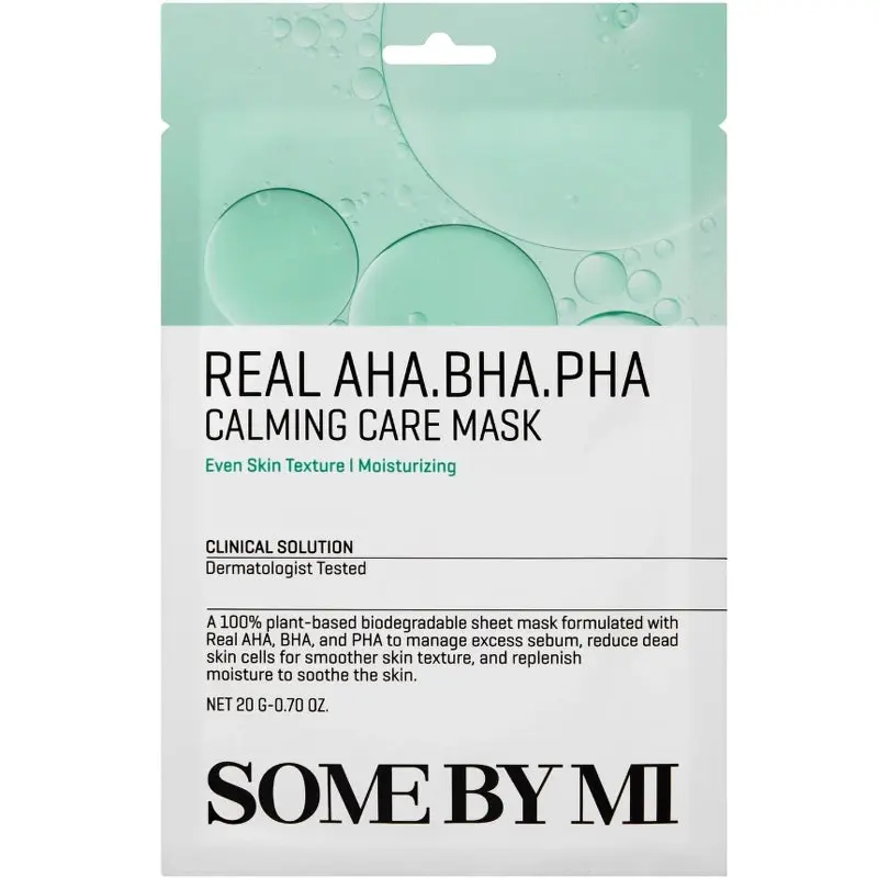 Real AHA-BHA-PHA Calming Care Mask