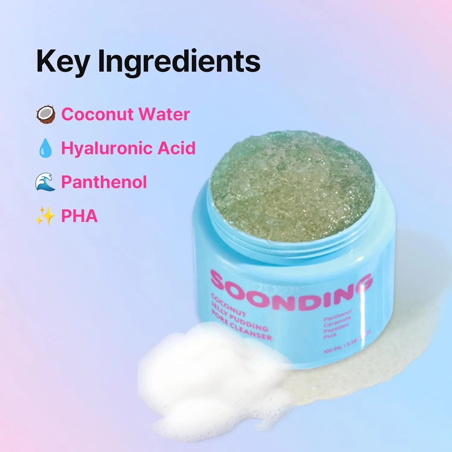 Coconut Jelly Pudding Pore Cleanser - Image 3