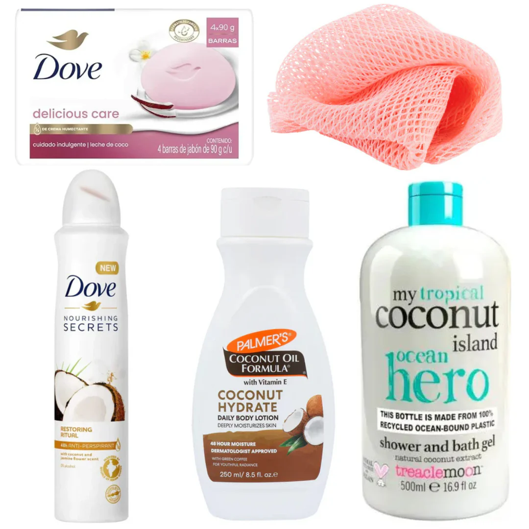 Tiktok Viral Coconut Shower Routine Basic