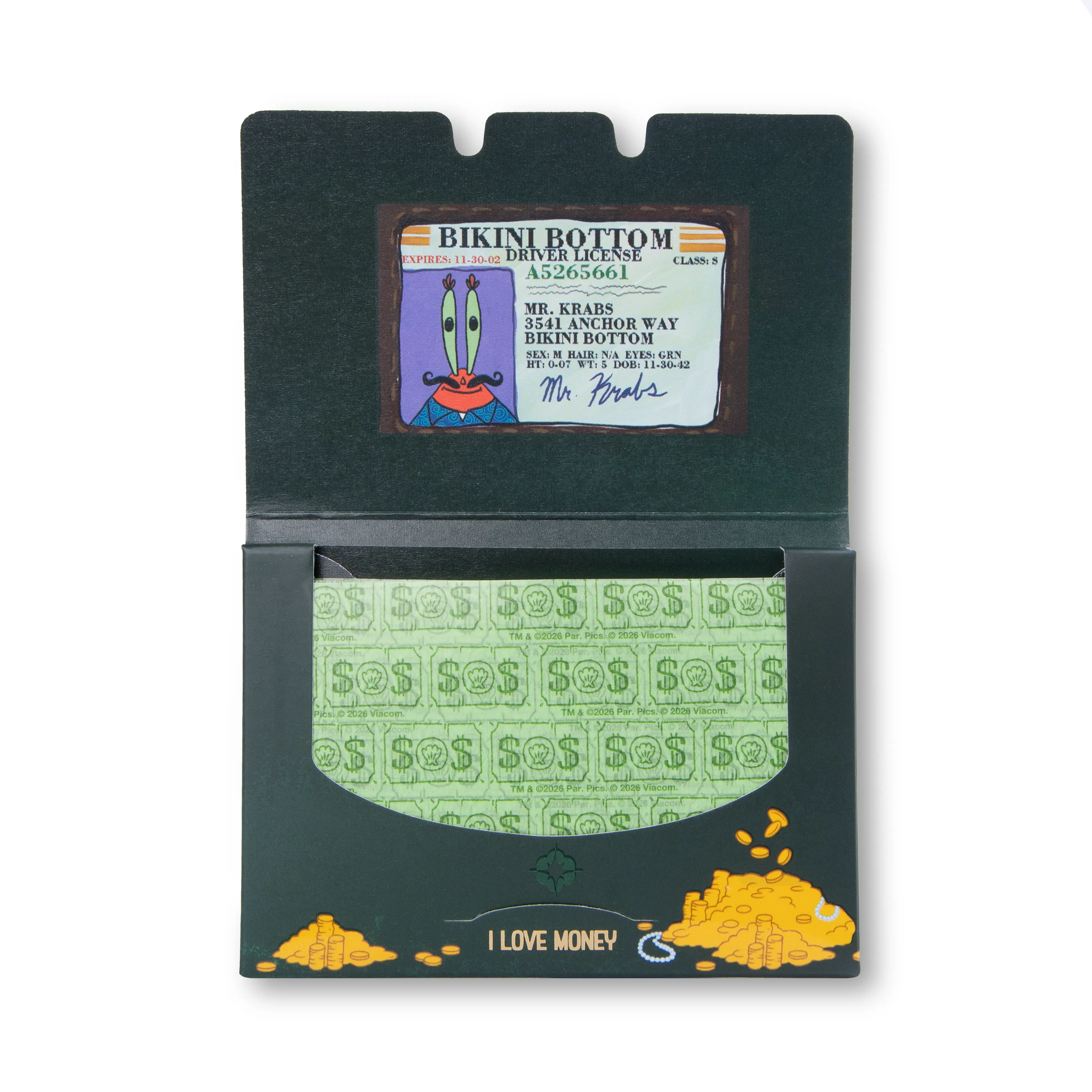 x SpongeBob The Movie Mr. Krabs’ Wallet Blotting Paper
