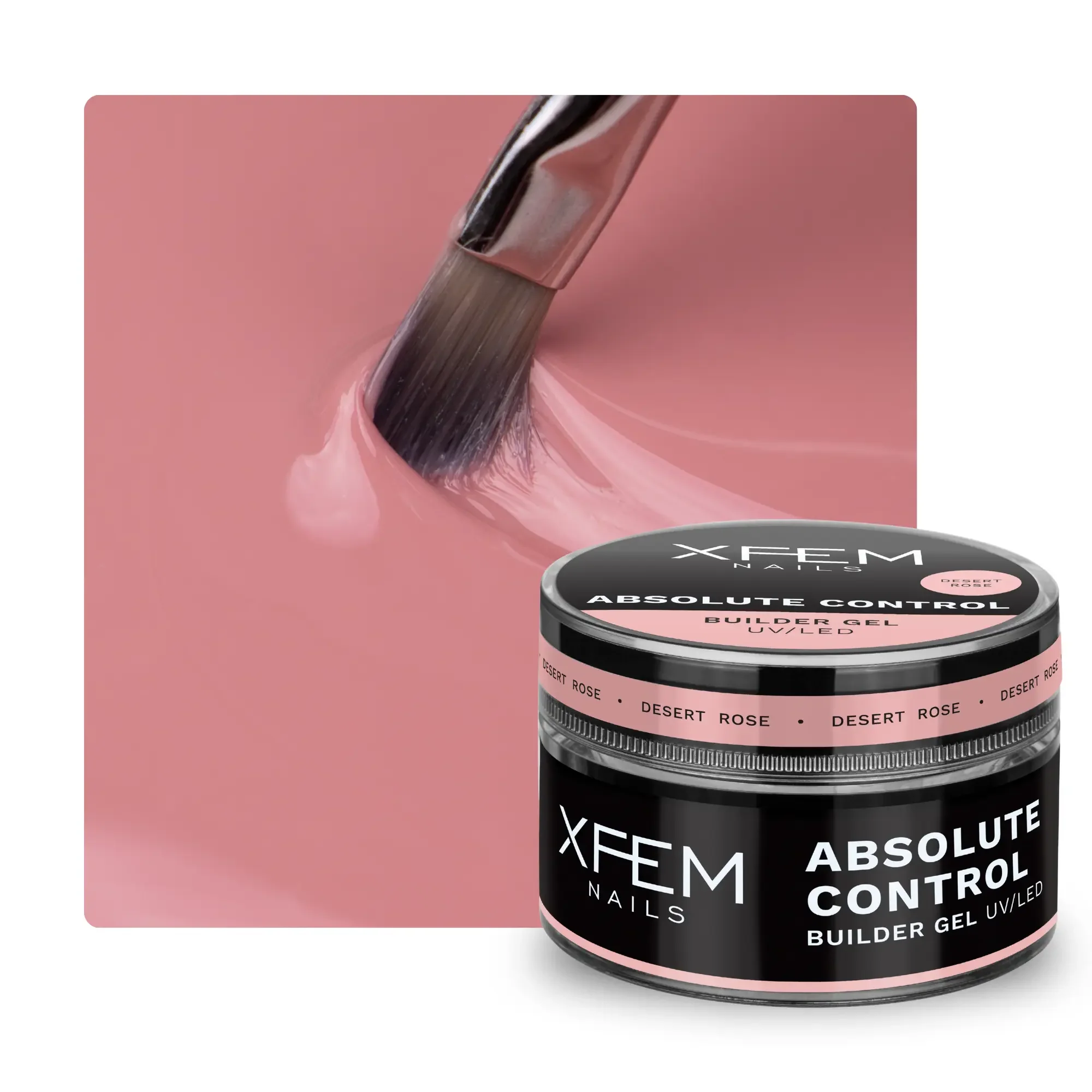 Builder Gel Absolute Control UV/LED Desert Rose 50 ml. - Image 2
